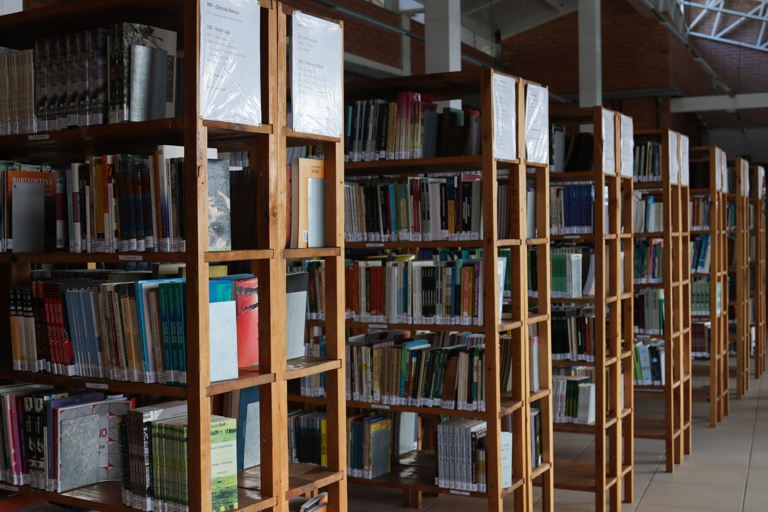 foto da biblioteca do IEJC.